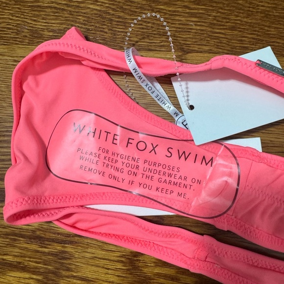 White fox ibiza bikini bottoms neon peach size XS - Picture 4 of 5
